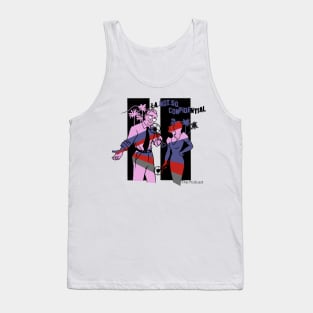 Colorful Noir Silhouettes Tank Top